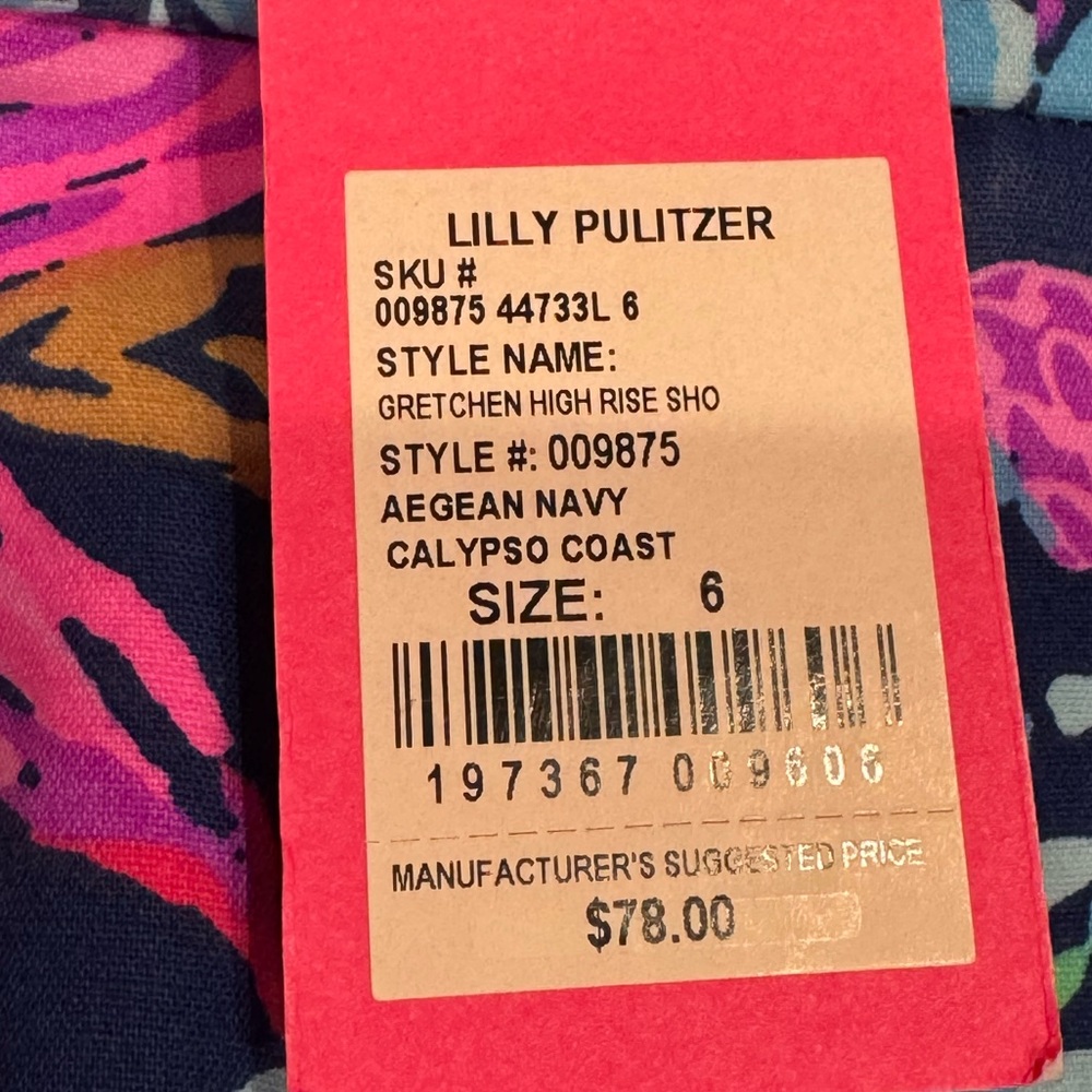 NWT LILLY PULITZER Gretchen High Rise - Picture 10 of 10